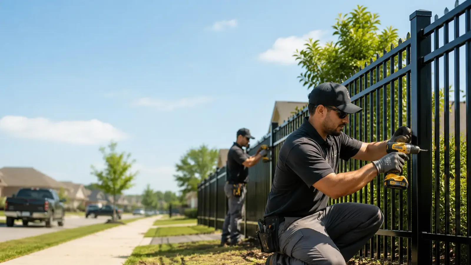 Metal Fence Installation in Houston, PA